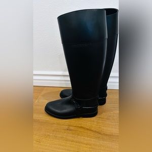 Givenchy dark brown rainboots